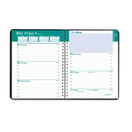 House of Doolittle Express Track Recycled Weekly Appointment Book/Monthly Planner, 8 x 5, Black Cover, 13-Month (Jan to Jan): 2022 to 2023 (29402)