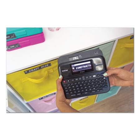 Brother P-Touch PT-D600 PC-Connectable Label Maker with Color Display, 30 mm/s Print Speed, 8 x 7.63 x 3.38