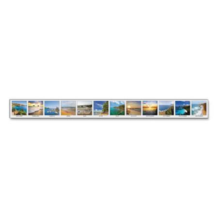 House of Doolittle Recycled Earthscapes Desk Pad Calendar, Seascapes Photography, 18.5 x 13, Black Binding/Corners,12-Month (Jan to Dec): 2022 (1386)