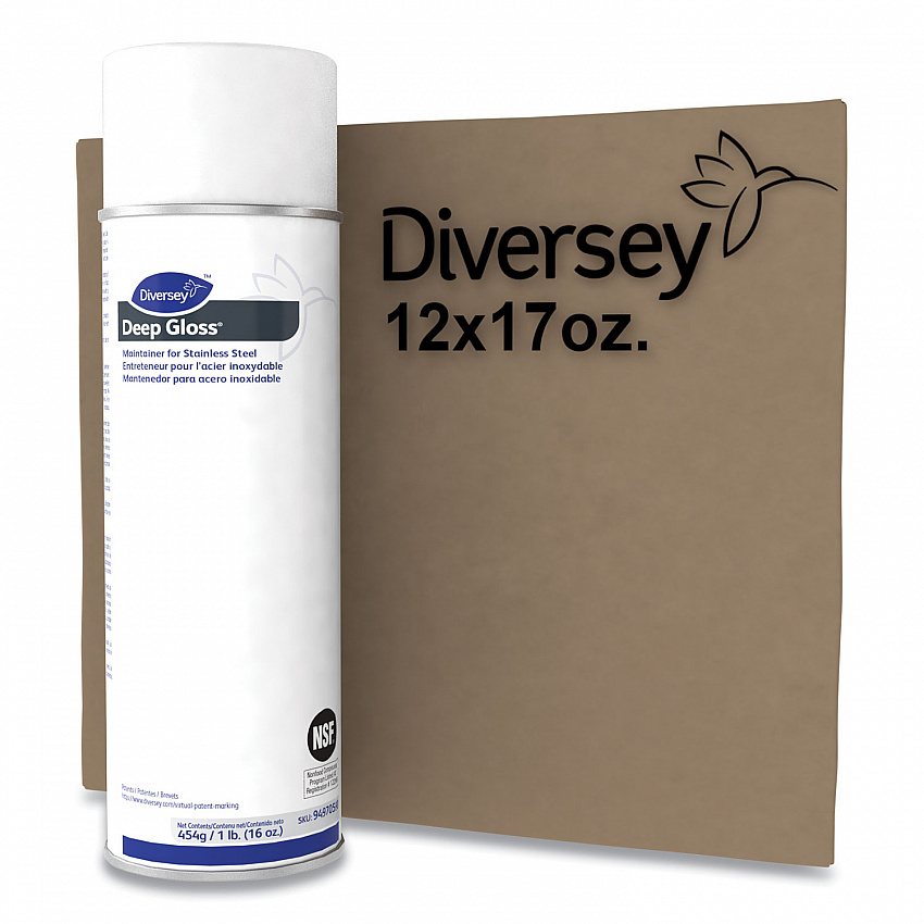 Deep Gloss Stainless Steel Maintainer, 16 oz Aerosol Spray, 12/Carton (94970590)