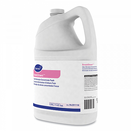 Breakdown Odor Eliminator, Cherry Almond, Liquid, 1 gal Bottle, 4/Carton (94355110)