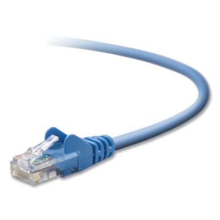 Belkin CAT5e Snagless UTP Patch Cable, RJ45 Connectors, 7 ft, Blue (A3L79B07BLUS)