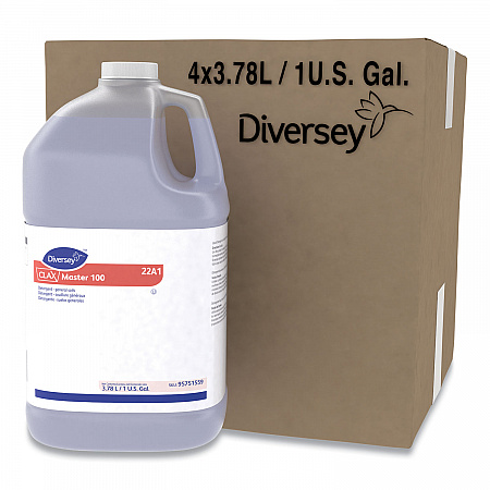 Clax Master 100, Liquid, Unscented 1 gal Container, 4/Carton (95751559)