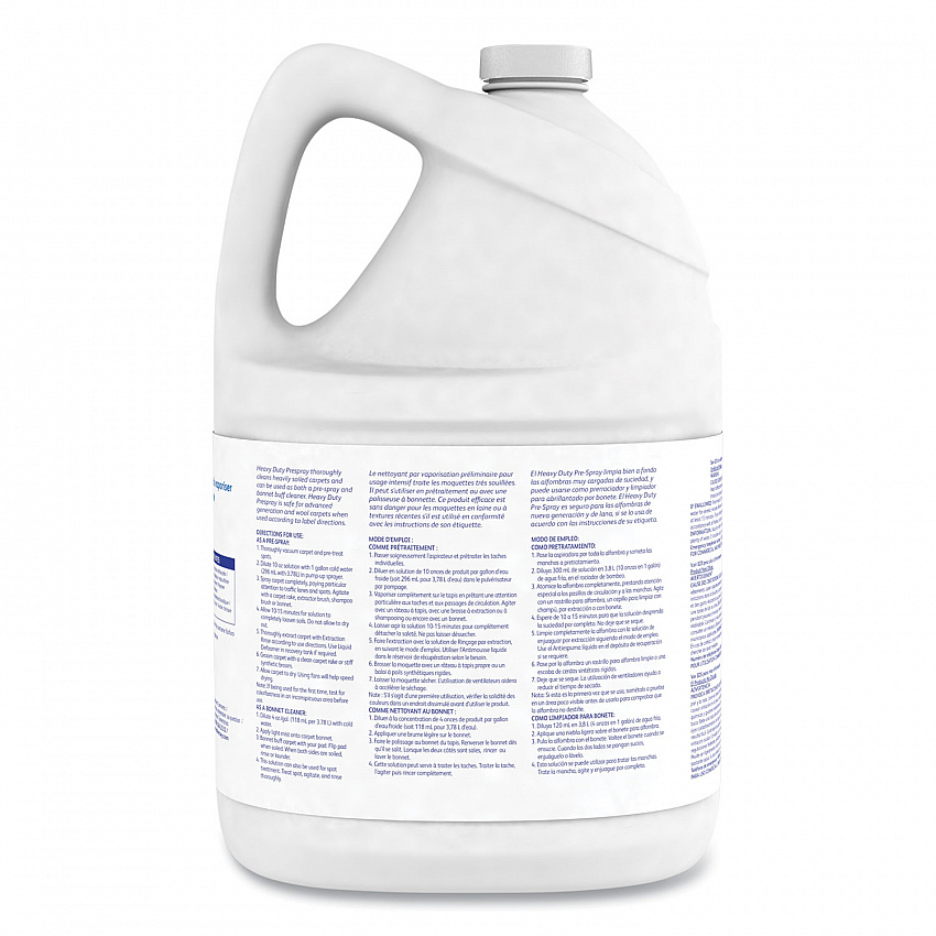 Carpet Cleanser Heavy-Duty Prespray, Fruity Scent, 1 gal Bottle, 4/Carton (101109737)