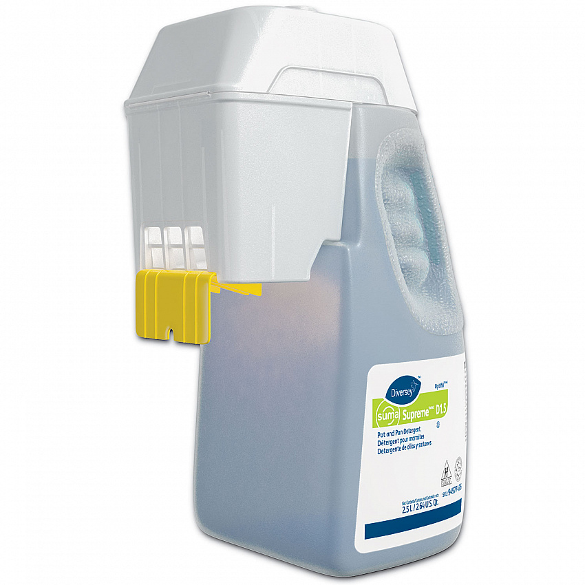 Supreme Concentrated Pot and Pan Detergent, Floral Scent, 2.6 qt Optifill System Refill (94977476)