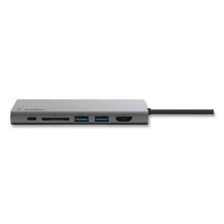 Belkin USB-C Multimedia Hub, 6 Ports, Space Gray (F4U092BTSGY)