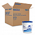 WetTask Customizable Wet Wiping System Bucket, White/Blue, 4/Carton (51677)