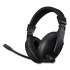 Adesso Xtream H5U Stereo Multimedia Headset with Mic, Binaural Over the Head, Black