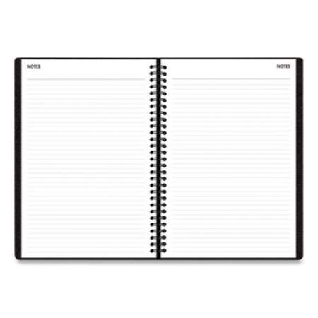 Blue Sky Aligned Monthly Planner with Contacts Page and Extra Notes Pages, 8.63 x 5.88, Black Cover, 12-Month (Jan to Dec): 2022 (123852)