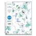 Blue Sky Lindley Weekly/Monthly Planner, Lindley Floral Artwork, 11 x 8.5, White/Blue/Green Cover, 12-Month (Jan to Dec): 2022 (100654)