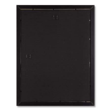 DAX Black Solid Wood Poster Frames with Plastic Window, Wide Profile, 18 x 24 (2863W2X)