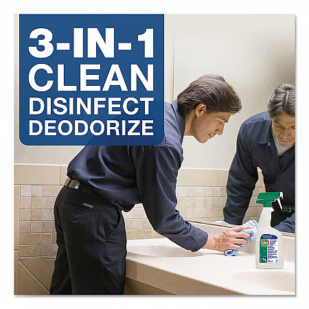 Disinfecting-Sanitizing Bathroom Cleaner, Citrus Scent, 32 oz Trigger Spray Bottle (19214EA)