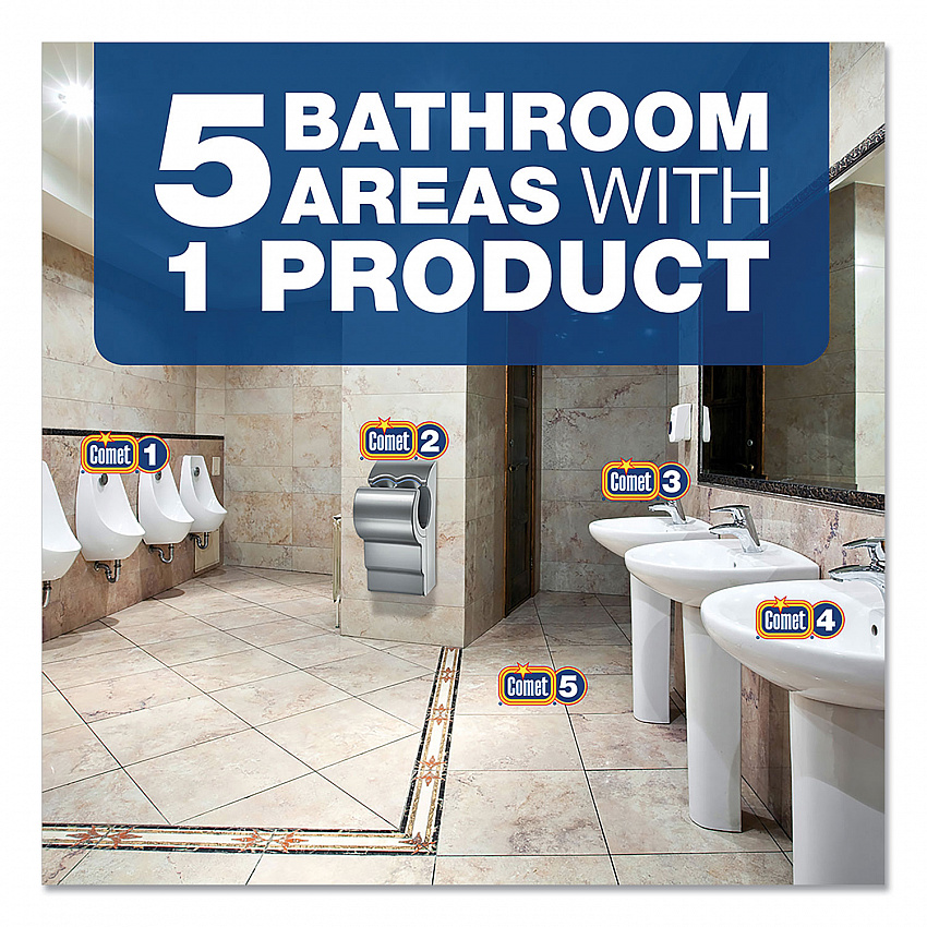 Disinfecting-Sanitizing Bathroom Cleaner, Citrus Scent, 32 oz Trigger Spray Bottle (19214EA)