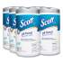 Scott 24-Hour Sanitizing Wipes, 4.5 x 8.25, White, 75/Canister, 6 Canisters/Carton (53609)