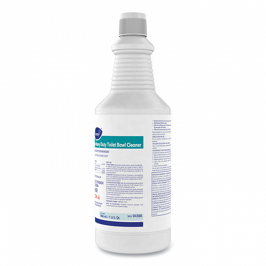 Crew Heavy Duty Toilet Bowl Cleaner, Minty Scent, 32 oz Squeeze Bottle, 12/Carton (04560)