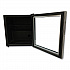 1.6 Cu. Ft. Refrigerator/Beverage Cooler, 18.25 x 17.25 x 20, Black/Platinum Trim Glass Door (ARBC17T2PG)