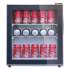 Avanti 1.6 Cu. Ft. Refrigerator/Beverage Cooler, 18.25 x 17.25 x 20, Black/Platinum Trim Glass Door (24308727)
