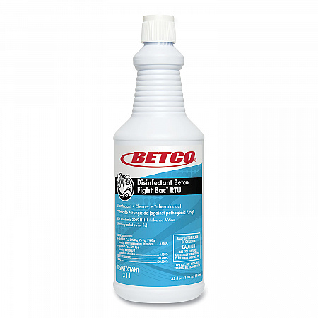 Fight Bac RTU Disinfectant, Citrus Floral Scent, 32 oz Spray Bottle, 12/Carton (3111200)