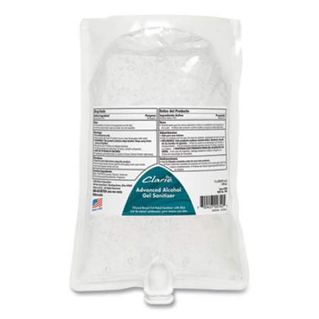 Betco Advanced Gel Hand Sanitizer, 1,000 mL Bag, Light Fresh, 6/Carton (24452666)