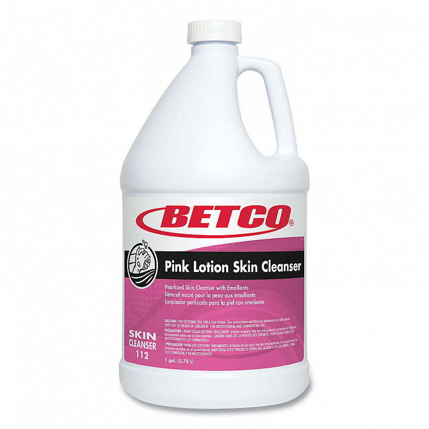 Pink Lotion Skin Cleanser Refill, Clean Bouquet Scent, 1 gal, 4/Carton (1120400)