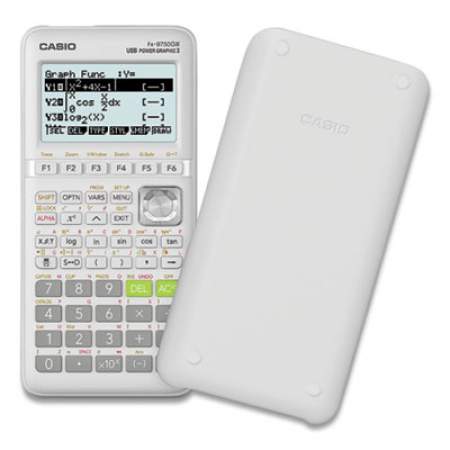 Casio FX-9750GIII 3rd Edition Graphing Calculator, 21-Digit LCD, White (24431364)
