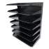Huron Steel Horizontal File Organizer, 7 Sections, Legal Size Files, 15 x 8.66 x 18, Black (24431387)