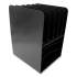 Huron Steel Combination File Organizer, 8 Sections, Legal Size Files, 11.25 x 9.5 x 14.25, Black (24431402)