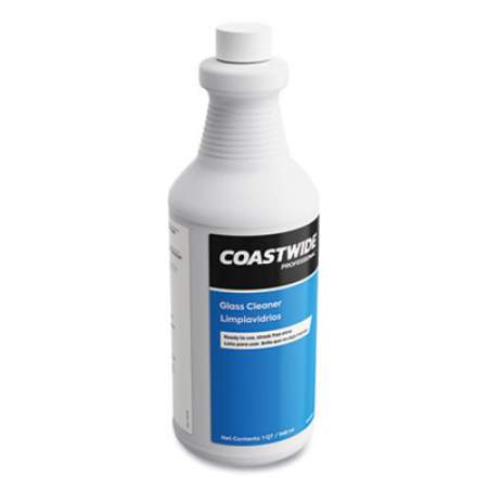 Coastwide Professional Glass Cleaner, Unscented, 0.95 L Bottle, 6/Carton (24425444)