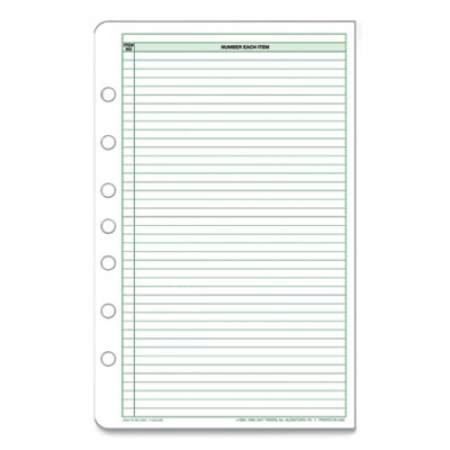Day-Timer "To Be Done" Planner Refill, 7-Hole Punched, 44 Ruled Entries/Page, 8.5 x 5.5, 48 Sheets (332983)