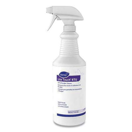 Diversey Lite Touch CRT and Plexiglas Cleaner, 32 oz Spray Bottle, 12/Carton (03970)