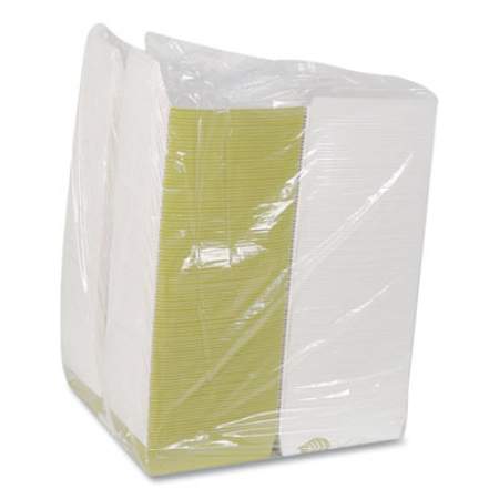 Dixie Paperboard Clamshell Sandwich Box, Pathways Theme, 5.5 x 5.5 x 1.38, White/Green/Maroon, 200/Carton (24451833)