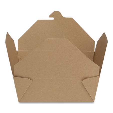 Dixie Reclosable One-Piece Natural-Paperboard Take-Out Box, 6.75 x 5.44 x 3.5, Brown, 300/Carton (24451846)