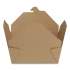 Dixie Reclosable One-Piece Natural-Paperboard Take-Out Box, 6.75 x 5.44 x 3.5, Brown, 300/Carton (24451846)