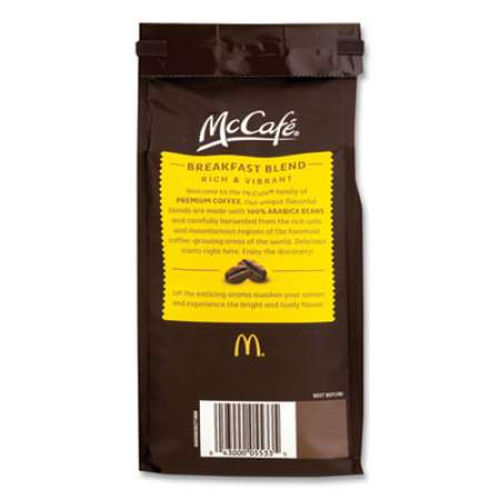McCafe Ground Coffee, Breakfast Blend, 12 oz Bag (5533EA)