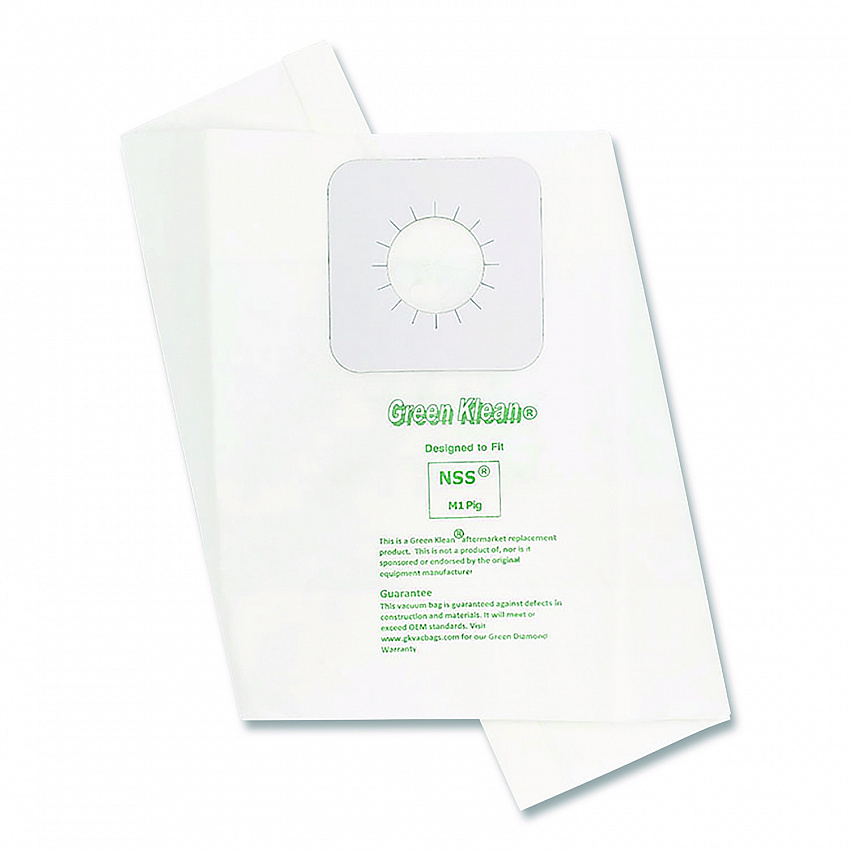 Replacement Vacuum Bags, Fits NSS M1 PIG, 3/Pack (M1PIGP)
