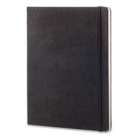 Moleskine Classic Collection Hard Cover Notebook, Quadrille (Square Grid) Rule, Black Cover, 10 x 7.5, 80 Sheets (2639131)