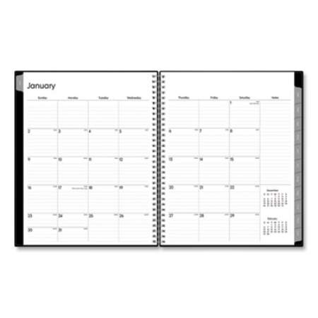 Blue Sky Enterprise Weekly/Monthly Planner, Enterprise Formatting, 11 x 8.5, Black Cover, 12-Month (Jan to Dec): 2022 (111288)