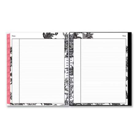 Blue Sky Analeis Monthly Planner, Analeis Floral Artwork, 10 x 8, White/Black Cover, 12-Month (Jan to Dec): 2022 (100004)