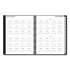 Blue Sky Aligned Weekly/Monthly Appointment Planner, 11 x 8.25, Black Cover, 12-Month (Jan to Dec): 2022 (123845)