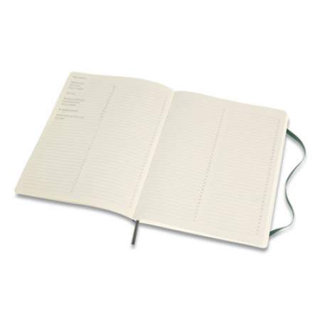 Moleskine Professional Notebook, Soft Cover, 1 Subject, Narrow Rule, Forest Green Cover, 9.75 x 7.5, 192 Sheets (620848)