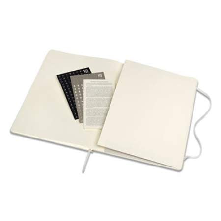 Moleskine Professional Hard Cover Notebook, Narrow Rule, Pearl Gray Cover, 9.75 x 7.5, 192 Sheets (24328596)