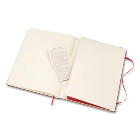 Moleskine Classic Collection Hard Cover Notebook, Quadrille (Dot Grid) Rule, Scarlet Red Cover, 10 x 7.5, 80 Sheets (24359864)