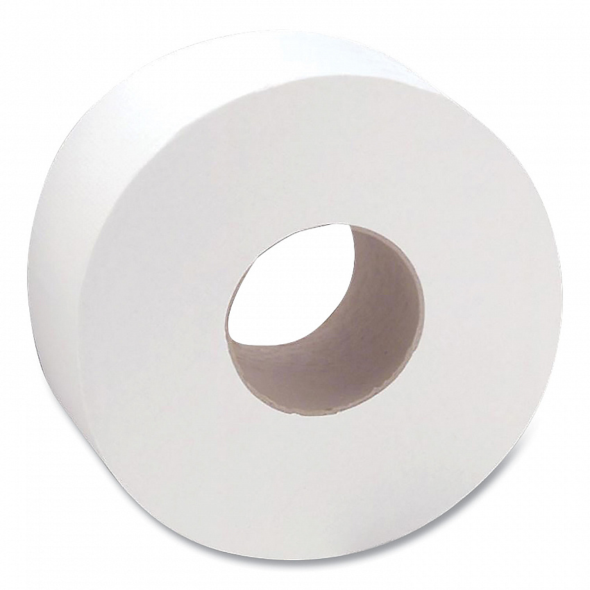 Heavenly Choice One-Ply Jumbo Bathroom Tissue, Septic Safe, 3.4" x 2,000 ft, White, 12 Rolls/Carton (41004913600)