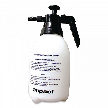 Pump-Up Sprayer/Foamer, 64 oz, Translucent White/Black (6500)