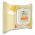 Hand and Body Wipes, Travel Pack, 1-Ply, Nonwoven Fiber, 7.3 x 7.5, Unscented, White, 25 Wipes/Pack (111773900)