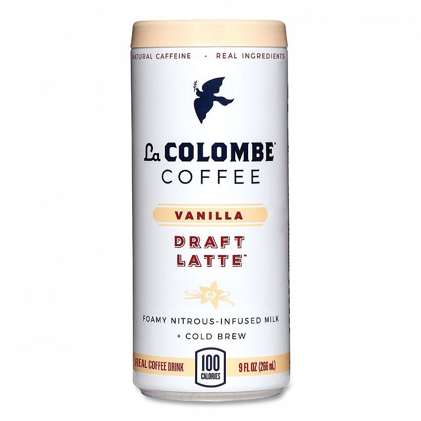 Draft Latte Cold Brew, Nitrous Infused Milk, Vanilla, 9 oz. Can, 12/Carton (LCT00002)