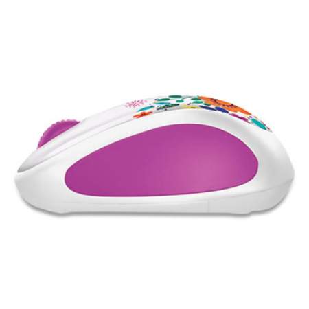 Logitech Design Collection Wireless Optical Mouse, 2.4 GHz Frequency/33 ft Wireless Range, Left/Right Hand Use, Spring Meadow (910005839)