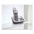 Motorola CD5013 Digital Cordless Telephone with Answering Machine, Base and 3 Handsets, White/Black (24454743)