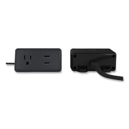 NXT Technologies Indoor Extension Cord with USB Ports, 5 ft, Black (24400000)