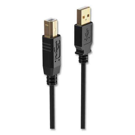 NXT Technologies USB Printer Cable, Gold-Plated Connectors, 16 ft, Black (24400026)